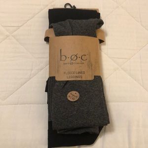 BOC fleece lined leggings